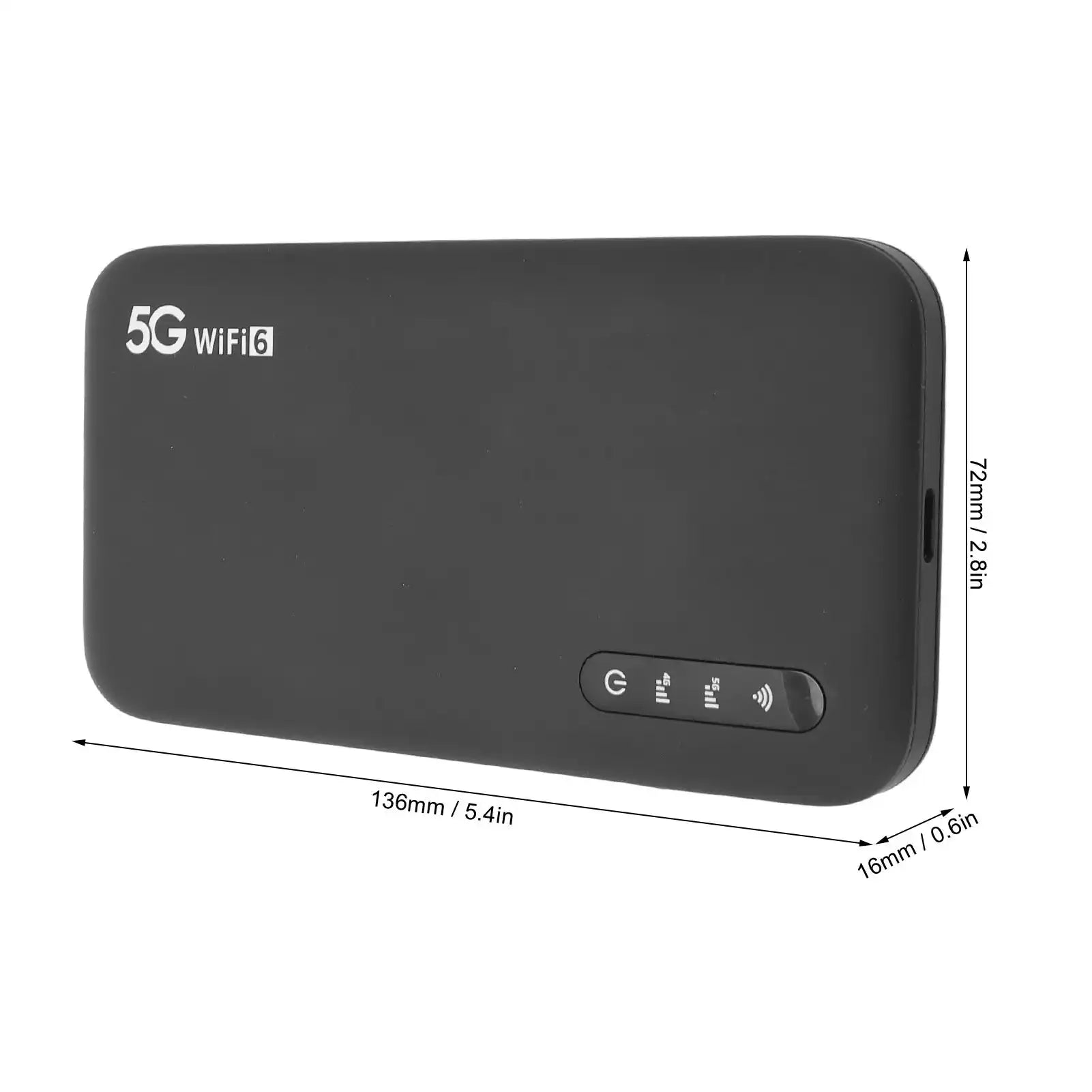 Portable WiFi Router 5G Mobile Hotspot SIM Card Slot Support 16 Devices for Phones Laptops Tablets for Outdoor - Magic Electronics