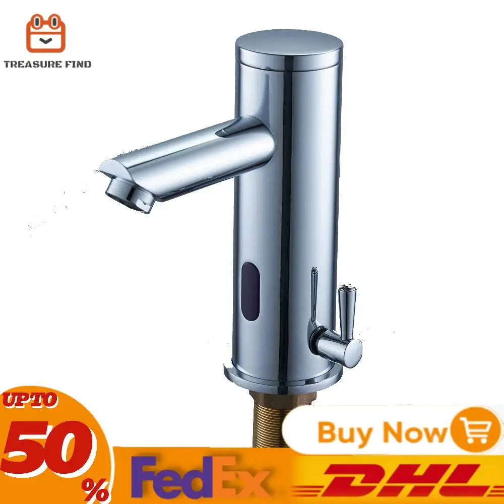 Infrared Bathroom Tap Bathroom Single Lever Faucets non-contact sink faucet Automatic Hand Basin Faucets GERMANY Magic Electronics S58a3931ef30c44f5b2679aeff596291f1 GERMANY