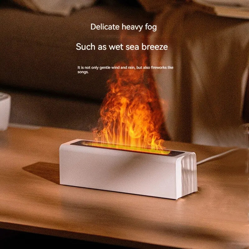 Colorful Simulation Flame Diffuser USB Plug-in Fragrance Office Home Flame Humidification Diffuser Diffuser Magic Electronics S5956d1b5de634661a40841e8dc336913l