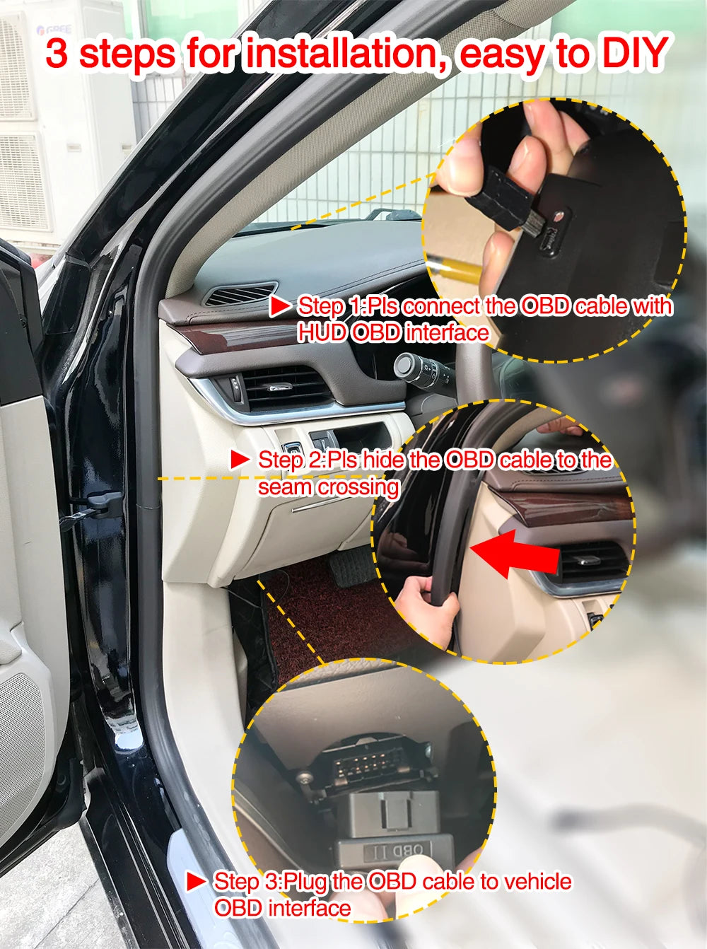 Multi-functions P12S Car HUD Head Up Display OBD2 On-board Computer Water Temp Fuel Consumption LCD Digital Speedometer Gauge Magic Electronics S59c7c1bb41fa4efea6f3bc66d4d82155V