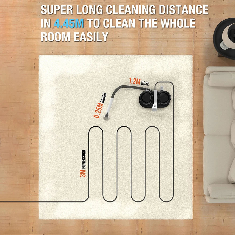Handheld Carpet Cleaner 600W 15KPa Portable Spot Cleaner for Car Sofa Pet Hair Spray Suction Upholstery Integrated Clean Machine Magic Electronics S5a39bc4b004148798540fd48083aa7eeY