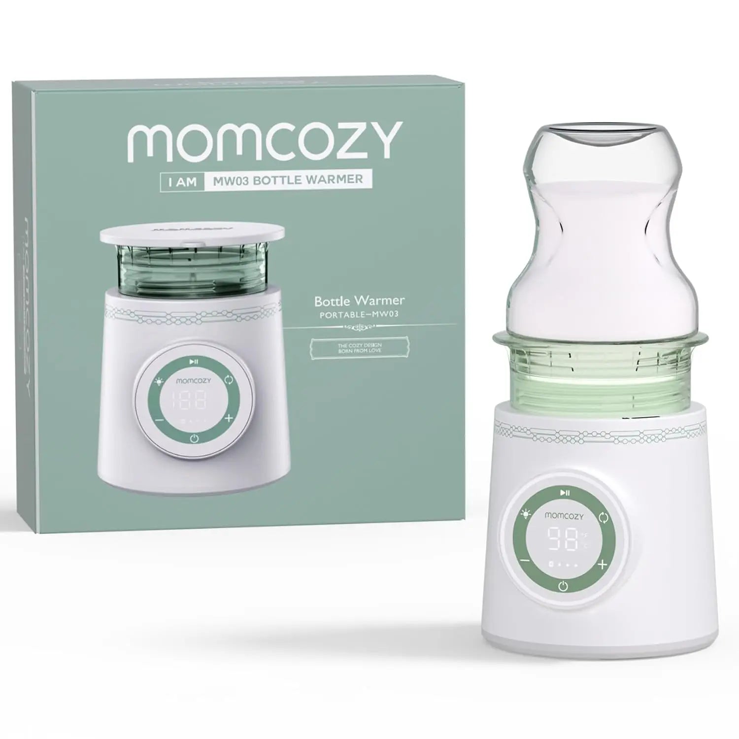 Momcozy Portable Bottle Warmer for Travel, Double Leak-Proof with Fast Heating, Safety Material Baby Bottle Warmer Magic Electronics S5b6a9f4e993048a5835990f53faa24c0U