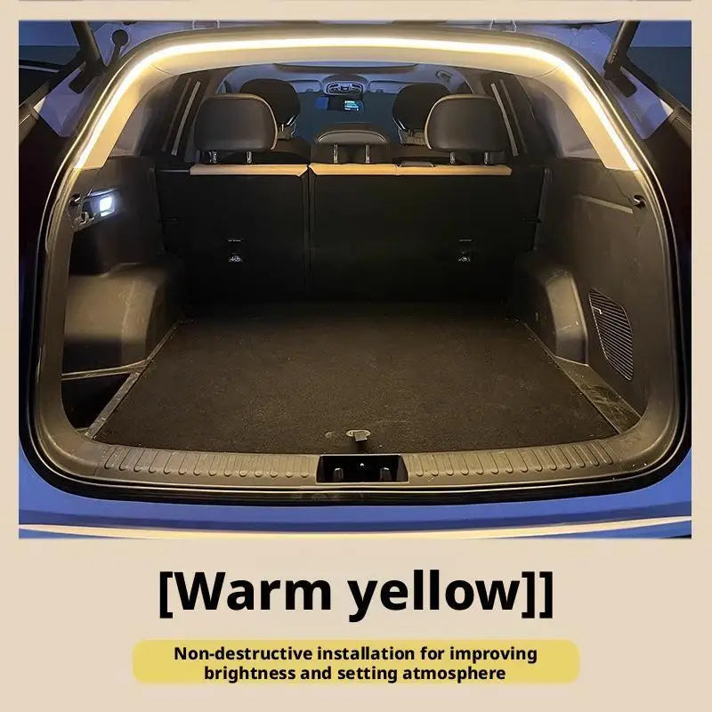 Sensor Tail Box Light Strip Ultra-Bright Car Trunk LED Car Interior Decorative Lamp Strip Automatic Atmosphere Light - Magic Electronics
