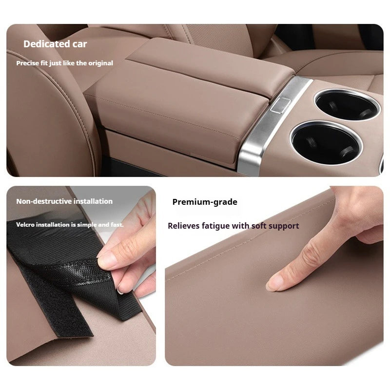 For Li Lixiang L6 L7 L8 L9 Car Armrest Box Protective Cover Ideal Armrest Box Height Increase Leather Scratch-Resistan Pad Magic Electronics S5f1b3137bf5c498cae17c6b53462cf6be