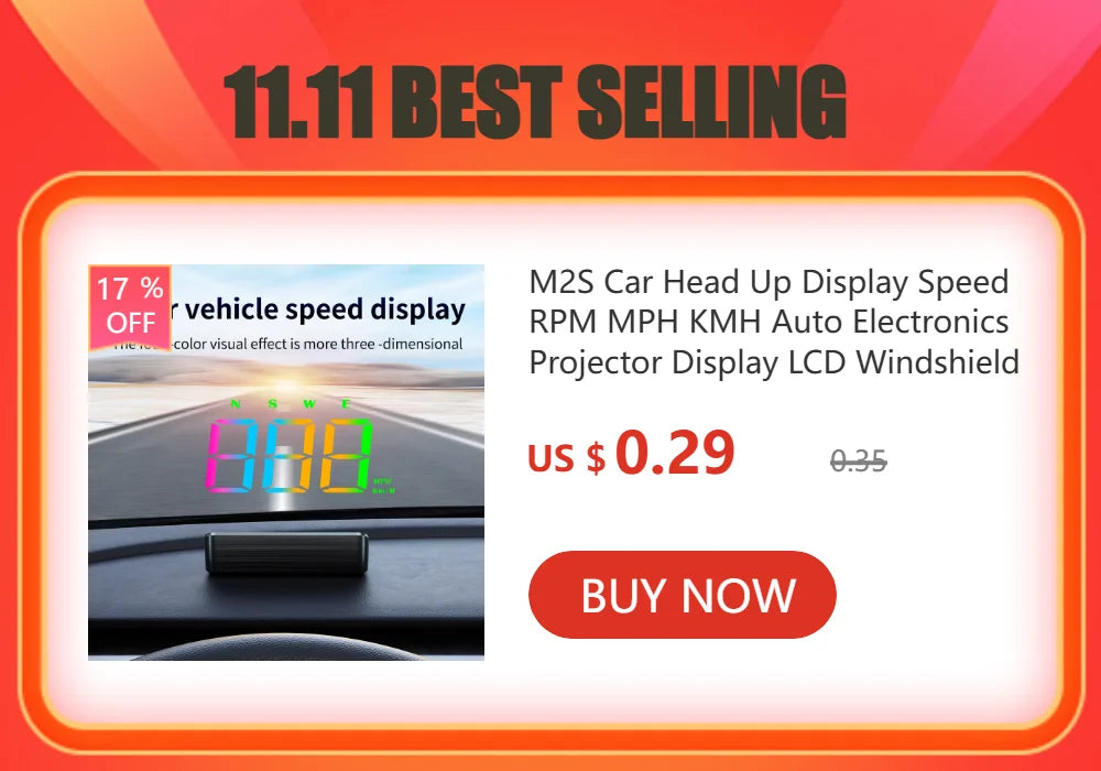 F9-OBD OBD2 GPS HUD Head Up Display Car Digital Speedometer Auto Over speed Alarm Meter Water Temp Fuel Consumption Gauges - Magic Electronics