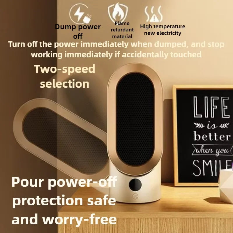 Desktop bedroom electric heater, office small heater, household heater, heating artifact, indoor heater - Magic Electronics
