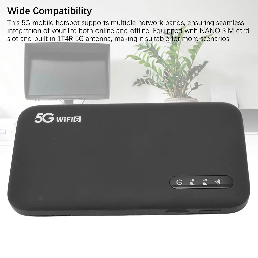 Portable WiFi Router 5G Mobile SIM Card Slot for Phones Laptops- Magic Electronics