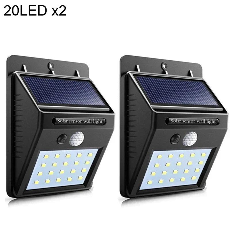Solar Light Motion Sensor Wall Light 30 LED Outdoor Solar Lamp Waterproof Solar Powered Sunlight Street Lamp Garden Decor 20LEDx2 Magic Electronics S600bd1cf196d4c2088ae5f603afc0c50Y 20LEDx2