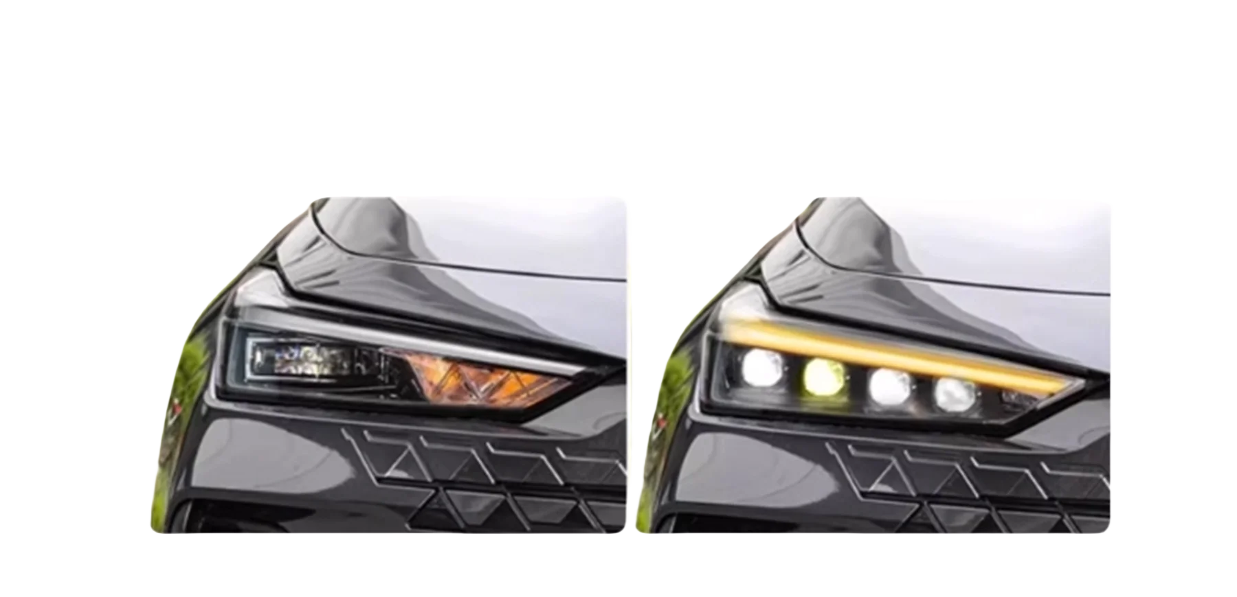 Car Headlight laser Headlamp for Changan univ DRL Daytime Running Light High low beam Turn signal - Magic Electronics