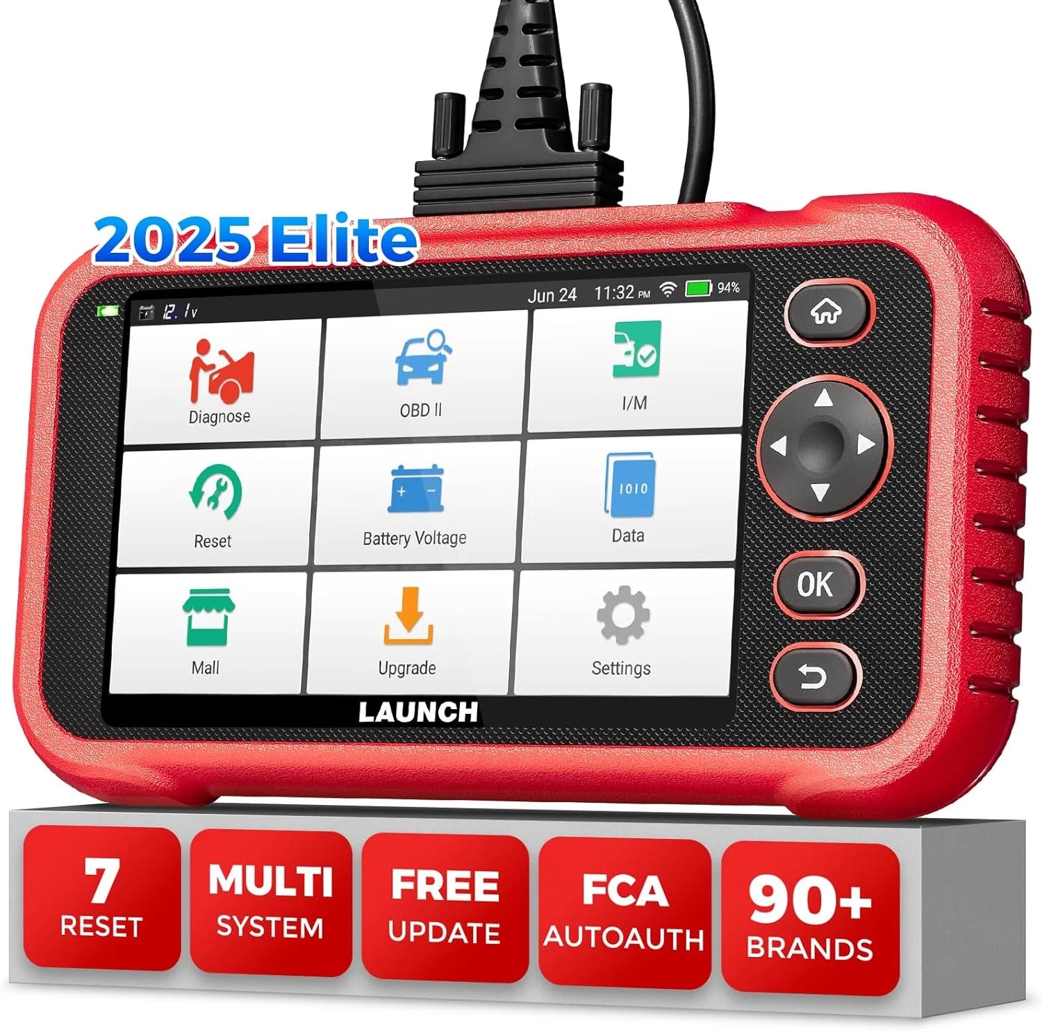 2025 LAUNCH OBD2 Scanner CRP123I V3.0 ,New add CAN FD,DOIP, Lifetime Free Update 4 system Diagnostics Tool with 7 Resets Magic Electronics S6175bc134bdf4a89912eb7267f0c9ec7X