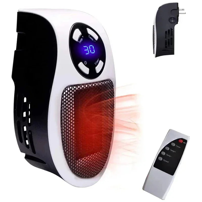 350W Portable Heater Electric Heater Convenient Room Heater Remote Control Wall Mounted Heater Winter Heating Home Appliance - Magic Electronics