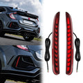 For Honda Civic Type-R Sl Hatchback 2016 2017 2018 2019 2020 LED Rear Bumper Reflector Lights Brake Dynamic Turn Signal Lamps Red Surface A China Mainland Magic Electronics S631ab83e70b0472397c2f391a38bb47eL Red Surface A China Mainland