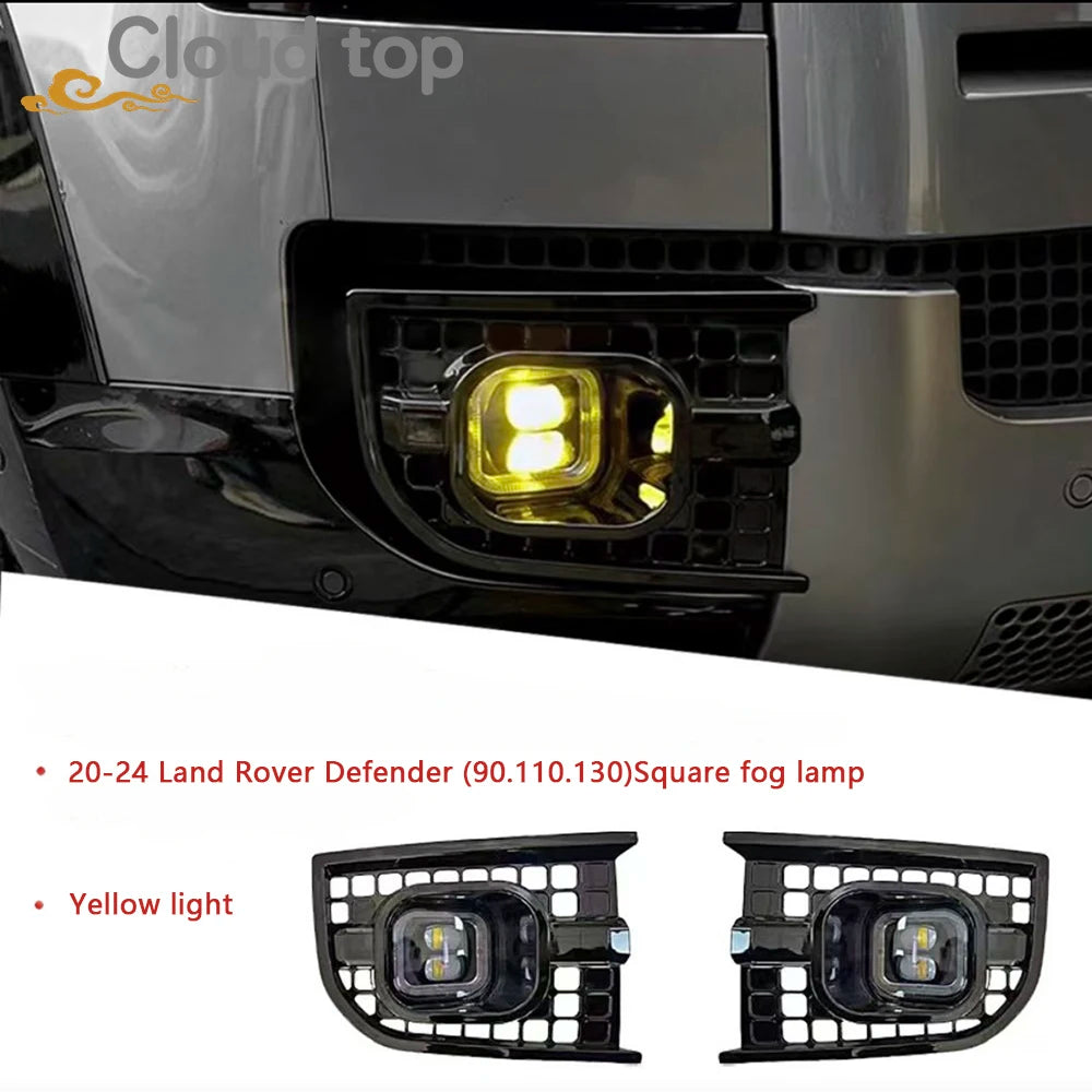 Pair Urban style Front Fog Light Driving Lamp For Land Rover Defender 90 110 130 2020-2025 L663 yellow light Magic Electronics S6327396908554aafbca1c1a1e8d0c23aF yellow light