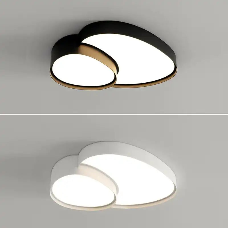 Modern Living Room LED Ceiling Lights Nordic Home Decor Indoor Bedroom Lamp Black White AC 90-260V Ceiling Chandeliers Lighting - Magic Electronics