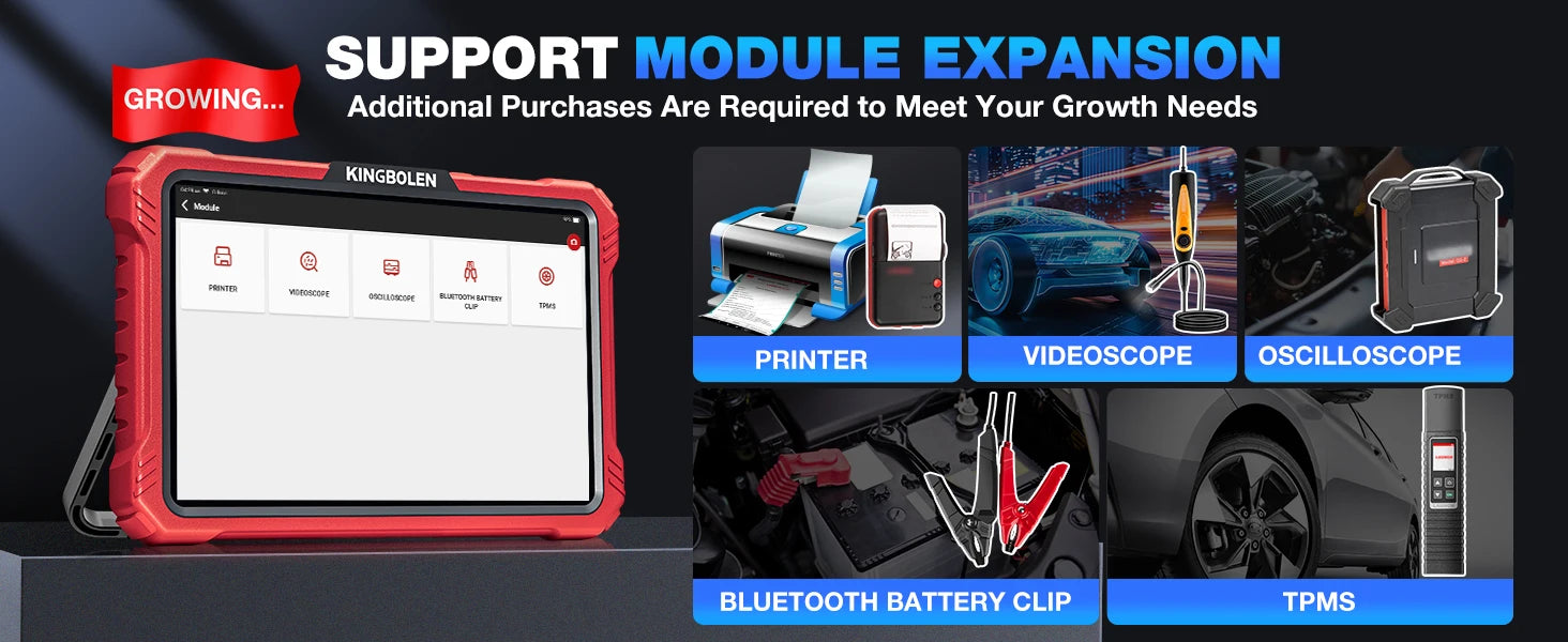 KINGBOLEN K10 PRO Bidirectionnal OBD2 Scanner ECU Coding 40+ Service CANFD FCA All System Diagnostic Tools 2 Year Free Update Magic Electronics S648193bdfd894383bfe1379d2ba10445Q