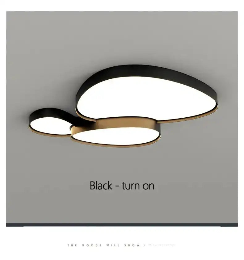 Modern Living Room LED Ceiling Lights Nordic Home Decor Indoor Bedroom Lamp Black White AC 90-260V Ceiling Chandeliers Lighting - Magic Electronics