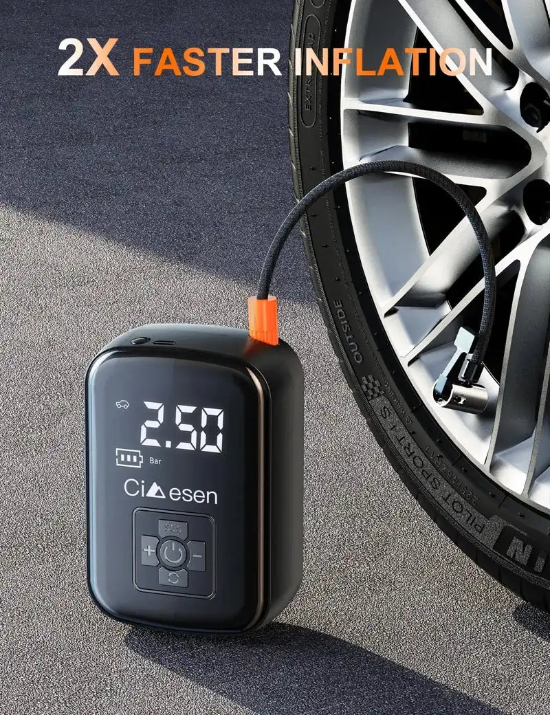 1pc Car Wireless Air Pump 150PSI Portable Electric Tire Inflation For Car Bicycle Motorcycle Air Compressor Inflator US Shipping - Magic Electronics