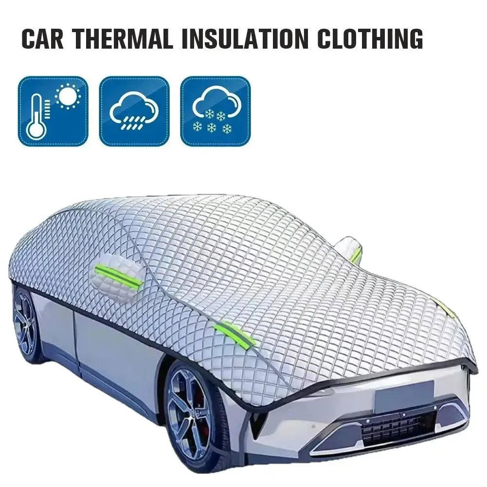 Custom Car Covers Clothing Hatchback/Sedan/SUV/MPV | Waterproof, UV, Snowproof, All-Weather Magic Electronics S65abe1c2cec147399011825deca3571ei