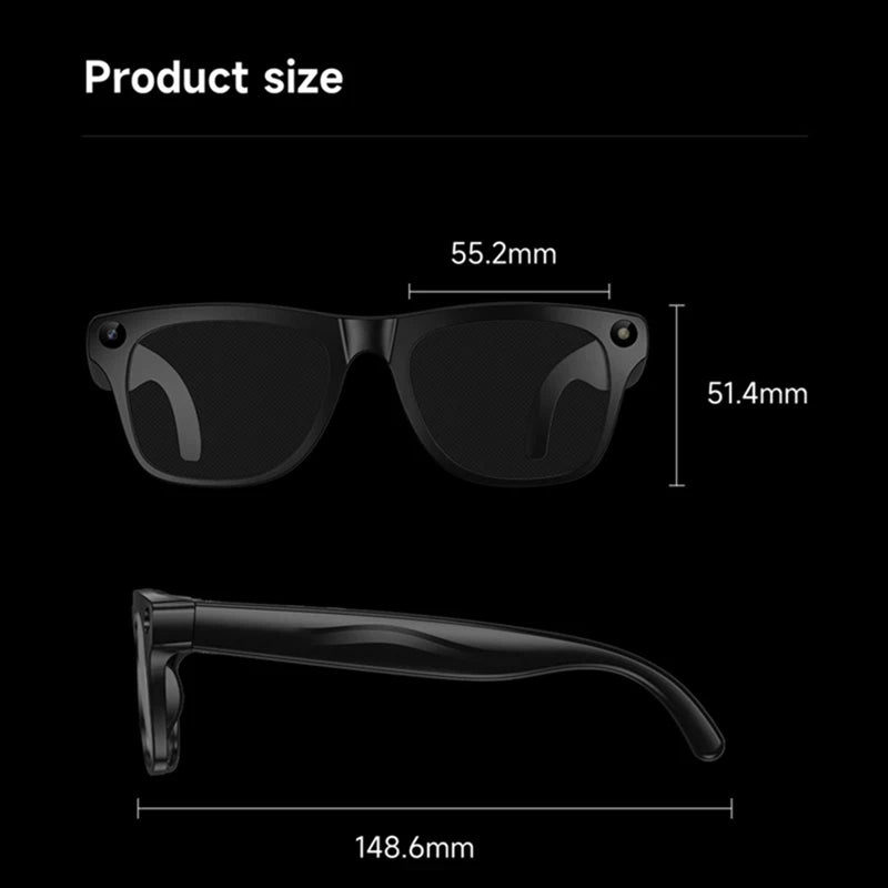 Lenovo 8K HDSmart AI Glasses With 100mp Camera Chat GPT Touch Sport Sunglasses Bluetooth Calling Music Player For Men Women Gift Magic Electronics S65c7830c984f4746915d7ba0e9264e26q