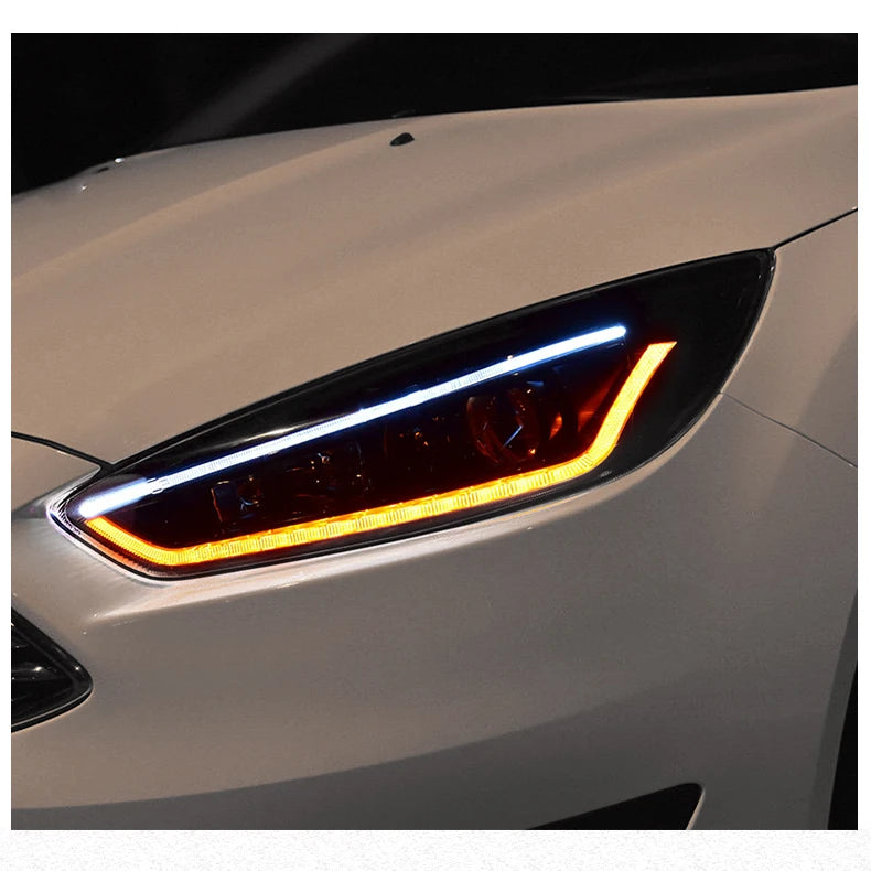 Headlights For Ford Focus 2015 2016 2017 2018 LED Head Lamp Styling DRL Front Signal Projector Lens Auto Tools Car Accessories - Magic Electronics
