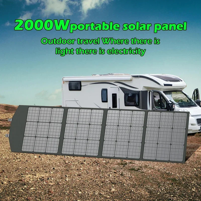 View details for Flexible, Foldable, High Efficiency Solar Panel, Travel & Phone & Boat, Portable 12V 2000w 1500w 1000w 500w Solar Panel Kit Flexible, Foldable, High Efficiency Solar Panel, Travel & Phone & Boat, Portable 12V 2000w 1500w 1000w 500w Solar 