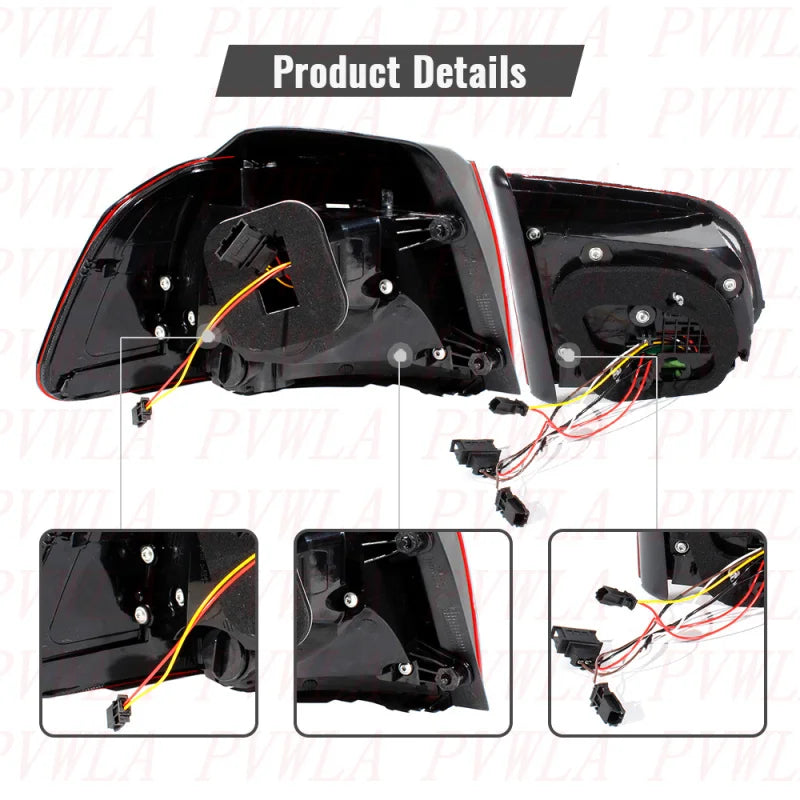 LED Tail Light For Golf 6 MK6 R20 GTD GTI 2009 2010 2011 2012 2013 1 Set LED Dark Red Flowing Rear Lamp Brake Light Magic Electronics S6684c99befa94229a07377ddfe79bf5br