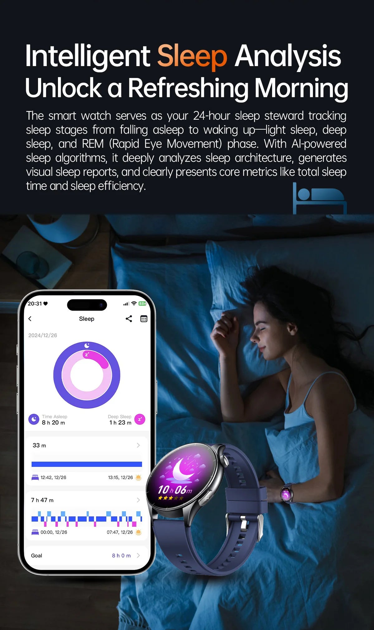 New upgrade High end Analysis Health Smart Watch Sapphire screen ECG Uric Acid BP Blood Oxygen Body Fat HD Call NFC Smart Watch Magic Electronics S676511cc1a424ce5823d4bb7f93e44c6o