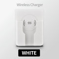 15W Wall Mount Wireless Charger, Qi Universal Fast Charging Panel for iPhone & Android, Flush AC 110–220V In-Wall Phone Charger White Magic Electronics S67db9f91dd854c159874b5b0f9c8ea18N White