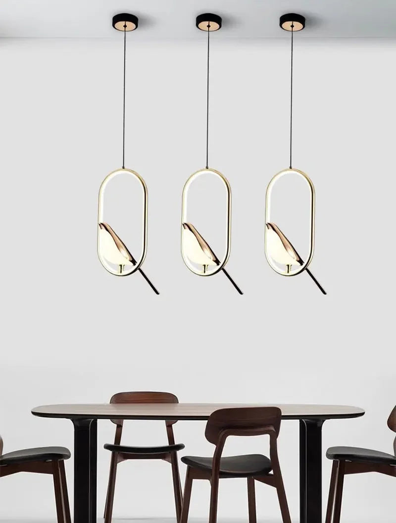 LED Gold Silver Magpie Bird Pendant Light Chandelier for Bedroom Living Room Indoor Hanging Lamp AC110v 220v Drop Shipping Magic Electronics S68af4491ab4c4aa7ab63264f200ff1e9T