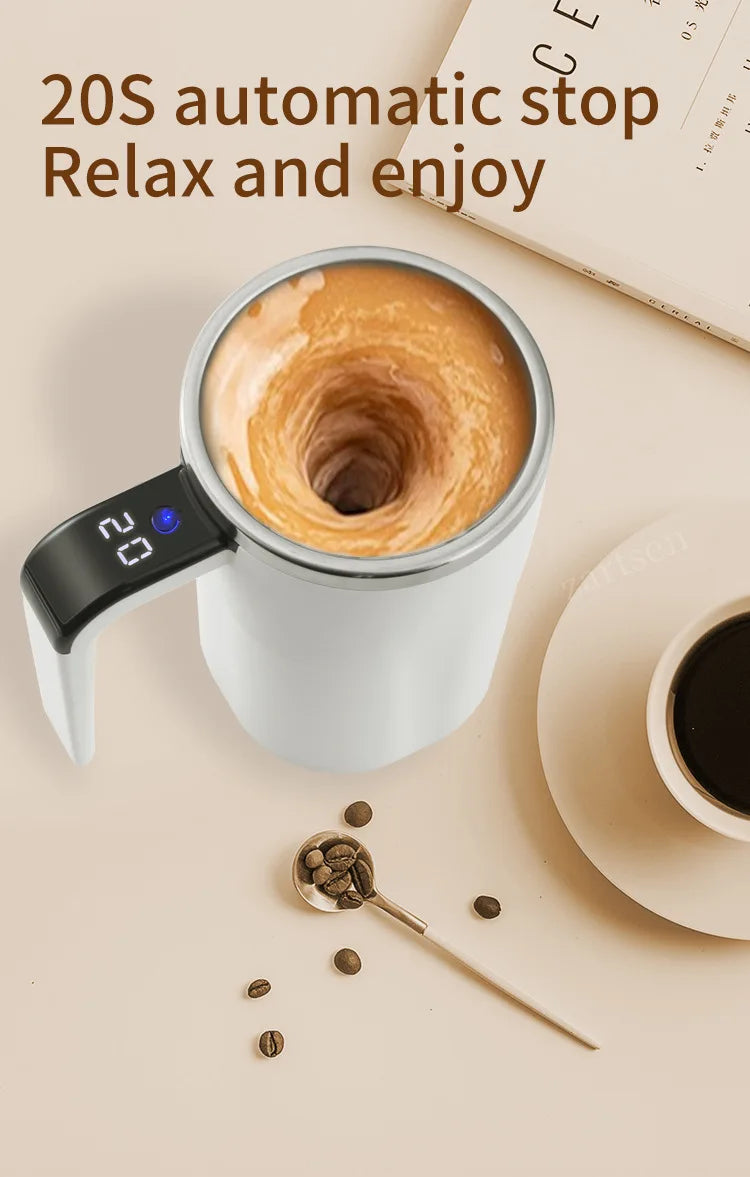 Automatic Stirring Cup Rechargeable Portable Coffee Electric Stirring Stainless Steel Mixer Rotating Magnetic Self Stirring Mugs Magic Electronics S6970d35fbb554c44ac41bc0c283a9990m