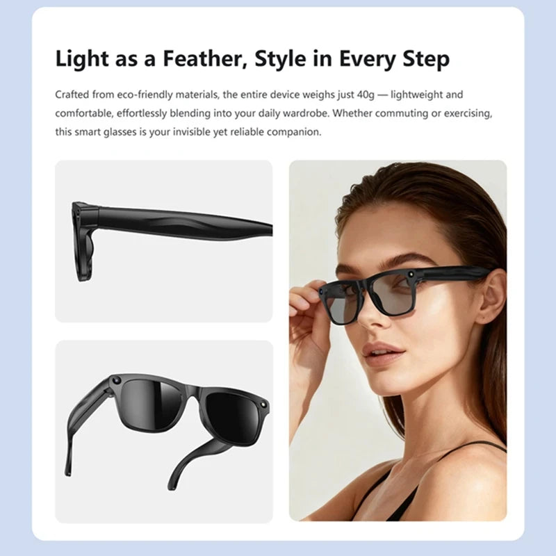 Lenovo 8K HDSmart AI Glasses With 100mp Camera Chat GPT Touch Sport Sunglasses Bluetooth Calling Music Player For Men Women Gift Magic Electronics S6a0c88f82756455eb87de1129850f86cv