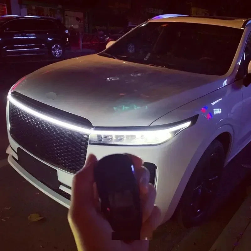 Led Car Hood Light Strip Constant Through-type Auto Modified Front Headlight Upgrade Decorative Light Car Daytime Running Lights - Magic Electronics