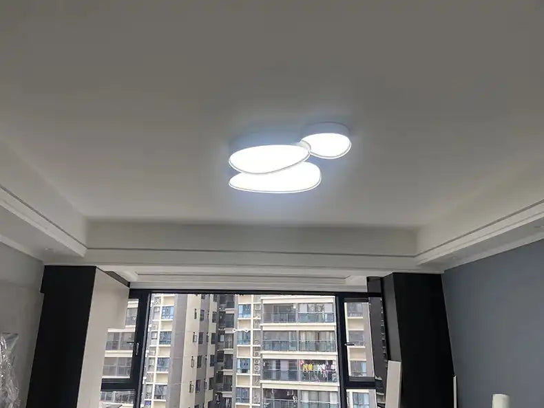 Modern Living Room LED Ceiling Lights Nordic Home Decor Indoor Bedroom Lamp Black White AC 90-260V Ceiling Chandeliers Lighting - Magic Electronics