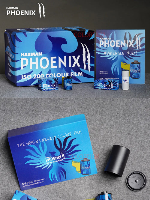 1/3/5Rolls 135mm NEW HARMAN PHOENIX II Color film C41 Development (Expiry date: 2028) Magic Electronics S6cfb5beedf02432aa7df8a46f79bf6f5a