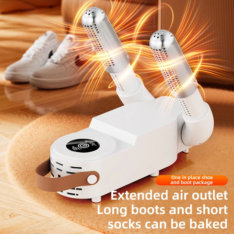 HOMEFISH Intelligent Shoe Dryer Quick Drying Deodorizing Sterilizing Adjustable Timer Household Shoe Warmer And Heater - Magic Electronics