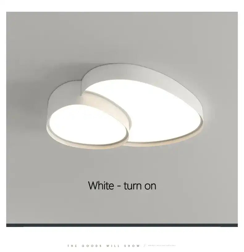 Modern Living Room LED Ceiling Lights Nordic Home Decor Indoor Bedroom Lamp Black White AC 90-260V Ceiling Chandeliers Lighting - Magic Electronics