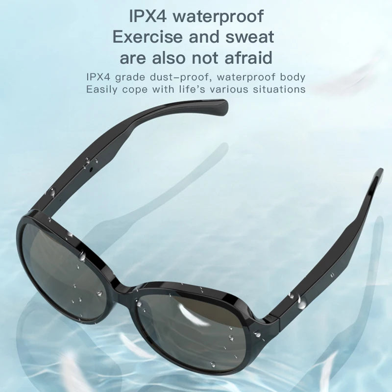 Smart Sunglasses with Bluetooth Call & HIFI Sound - Waterproof Anti-UV for Outdoor Sports, Unisex Magic Electronics S6f1728fa12e04533bb0e1ca81e384426o
