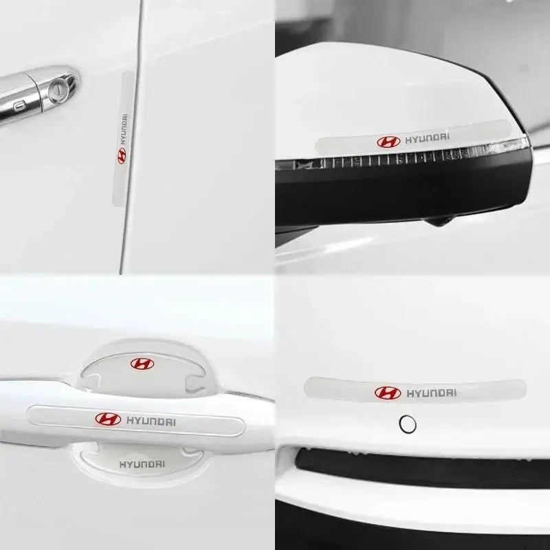 4/8Pc Car Door Bowl Anti-collision Protector Bumper Strip Sticker Accessory For Hyundai Elantra Creta IX35 SANTAFE SONATA ACCENT Magic Electronics S70b8ad3ac5fe403a9be680a8527838b0c