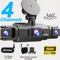 Dash Cam 4Channel 360° Car Camera Black Box 128G Front Left Right Rear View Car DVR Video Recorder G-Sensor 24H Parking Monitor 4-channel Magic Electronics S7245a9a3ed274db1aaf7a0632ece59e6Z 4-channel