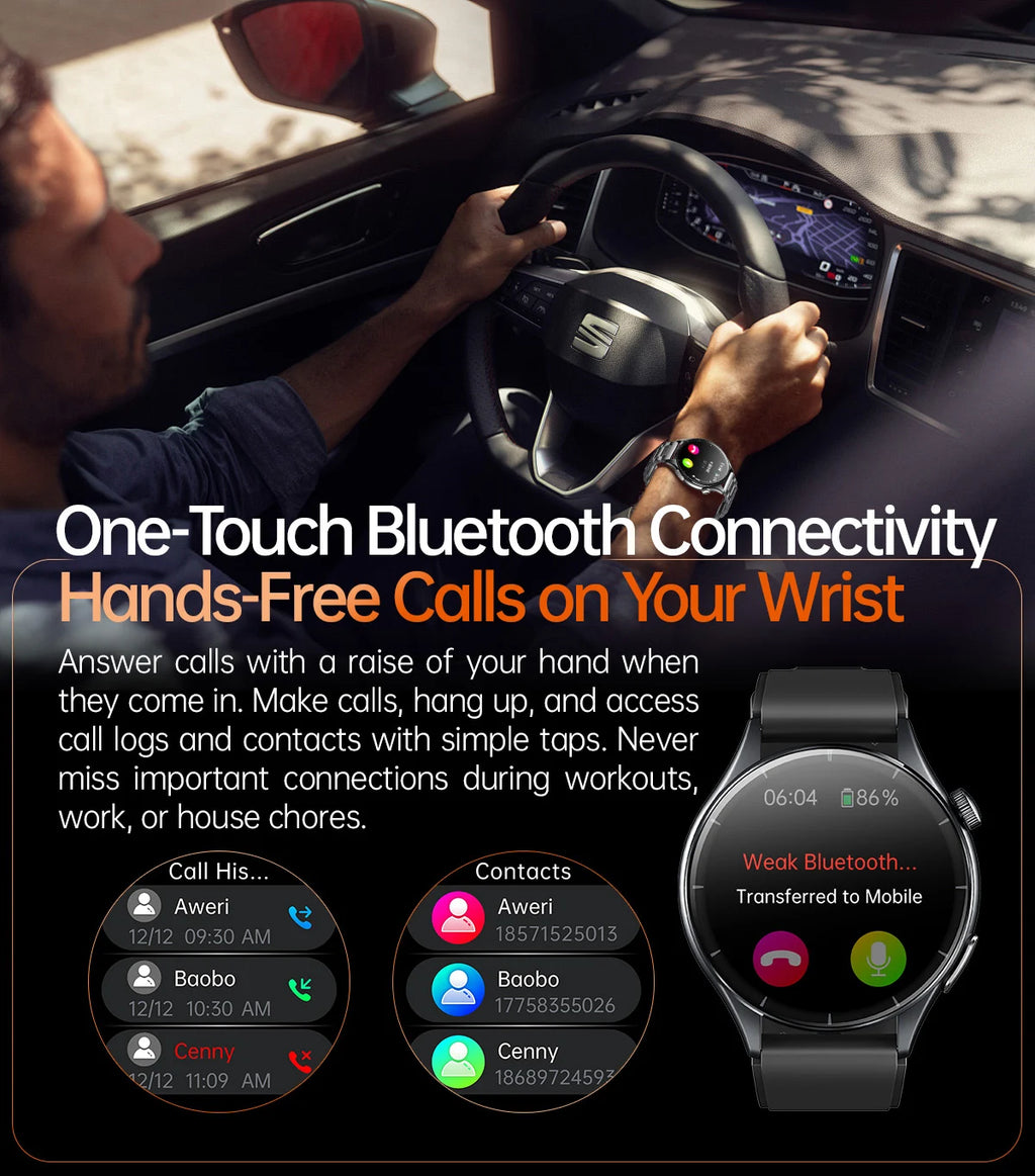 New upgrade High end Analysis Health Smart Watch Sapphire screen ECG Uric Acid BP Blood Oxygen Body Fat HD Call NFC Smart Watch Magic Electronics S727044cf82ab4f2fb285eb9758105135D