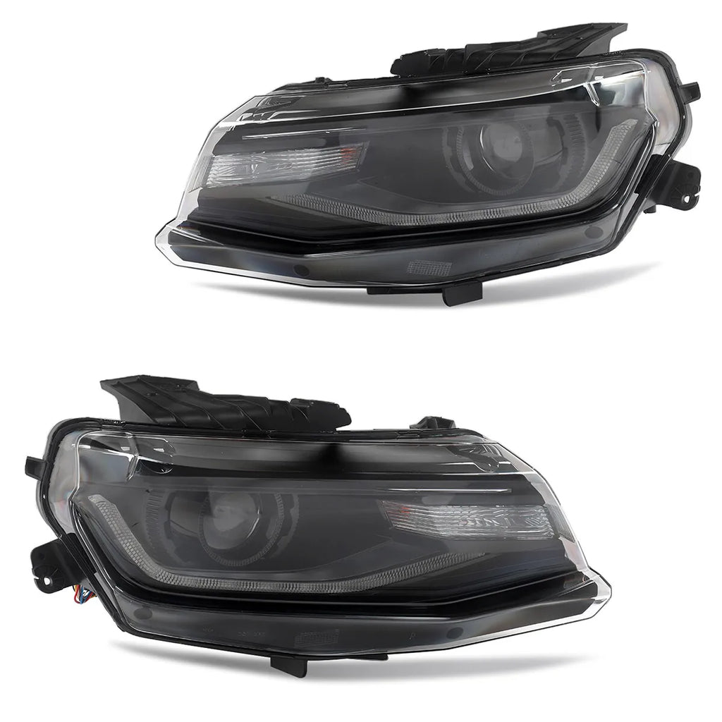 Front Headlight For Chevy Camaro 2016 2017 2018 2019 2020 2021 2022 HID/Xenon Projector Headlights LED DRL LEFT RIGHT Head Light - Magic Electronics
