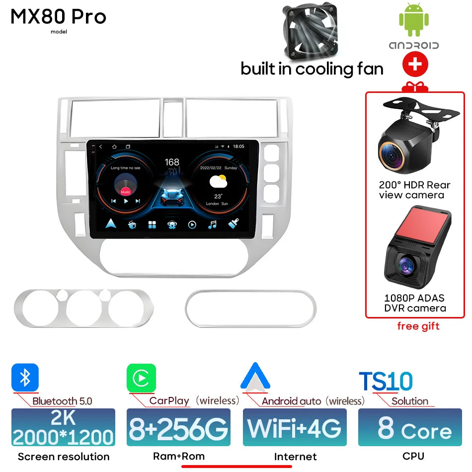 Android 15 For Ford Kuga MK1 2008 - 2012 Car Multimedia Player Carplay Auto Head Unit Radio Video Stereo Navigation GPS 2din GPS 8-256-2K-cam-dvr Magic Electronics S745f96ed1f704171b4fbcb1b2b535e498 8-256-2K-cam-dvr