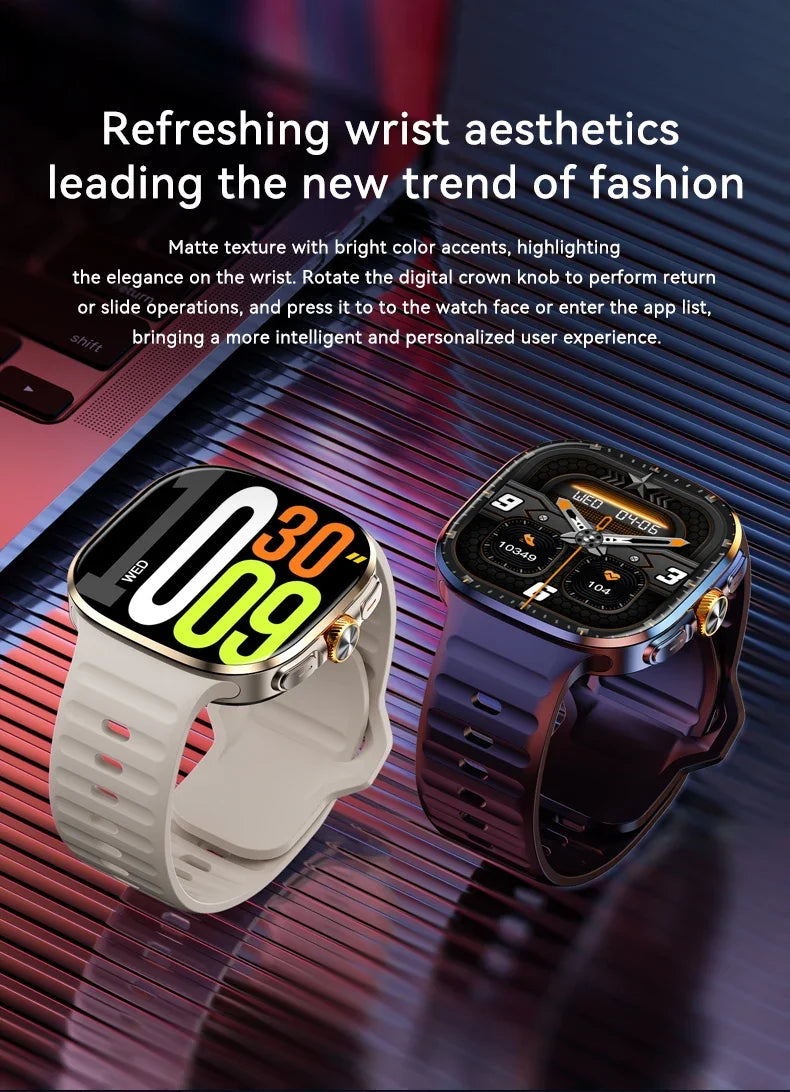 New M99 5G Cellular Version Smartwatch 2.4inch Amoled Larger Screen Android Smart Watch With Rotary Camera Sim Card Slot WIFI - Magic Electronics