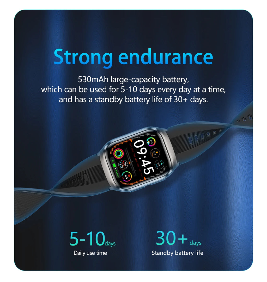 2026 New Upgrade AI Diagnostic Airbag Precise Blood Pressure Health SmartWatch Uric Acid ECG Blood lipids Smartwatch Men Women Magic Electronics S766714063c5f4570968efa934bc9fd9fb