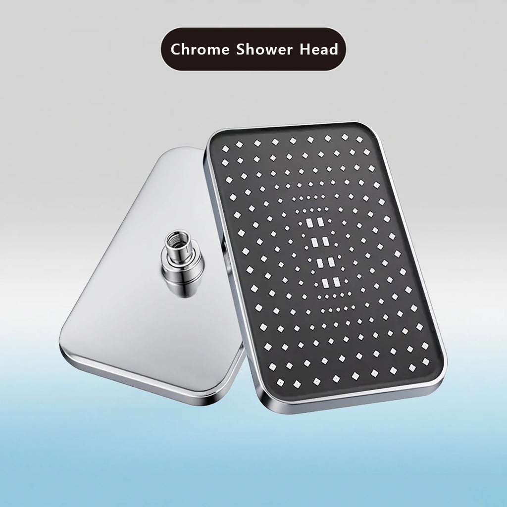 Large Flow High Pressure Shower Head Spray Bathroom Rain Shower Silicone Water-saving Nozzle Pressurization Handheld Accessories Chrome Top spray Magic Electronics S768935c8159b46a487ca3f507426e81er Chrome Top spray