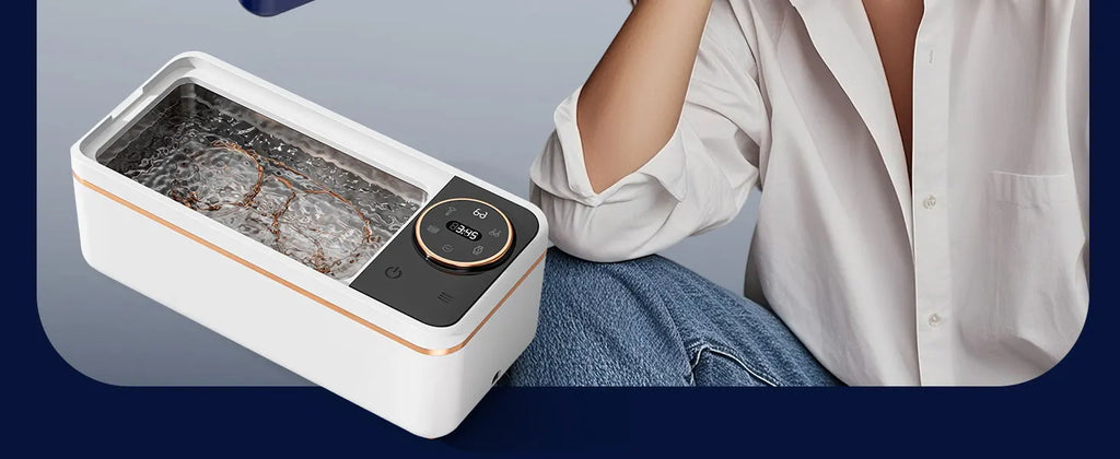 Ultrasonic 55KHZ Cleaning Machine Soundwave Technology Deep Cleaning Appliance for Glasses Dentures Jewelry Makeup Brushes Magic Electronics S76b5f02708934db9a0a2787c8094ca65h
