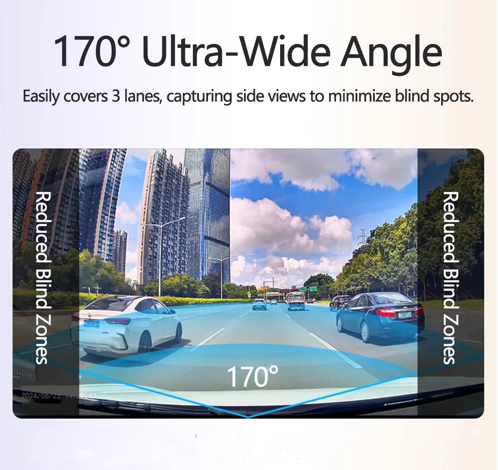 dashcam for car Black box Driving Video Recorders 4K WiFi Mini Front Camera Dash Cam 24H Parking Monitor Car Recording camera - Magic Electronics