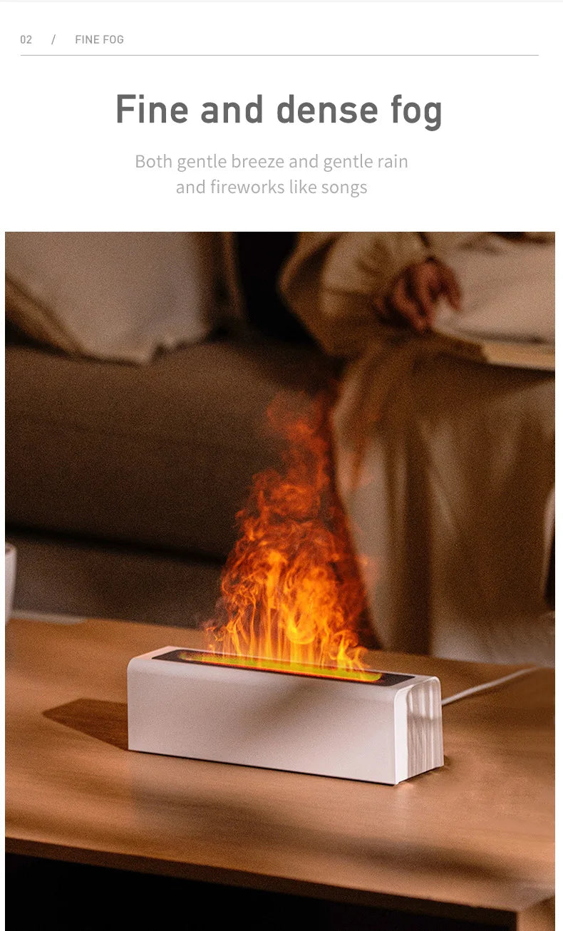 Colorful Simulation Flame Diffuser USB Plug-in Fragrance Office Home Flame Humidification Diffuser Diffuser Magic Electronics S79ddb56bc69e43f79ade2e1f1b12295a4