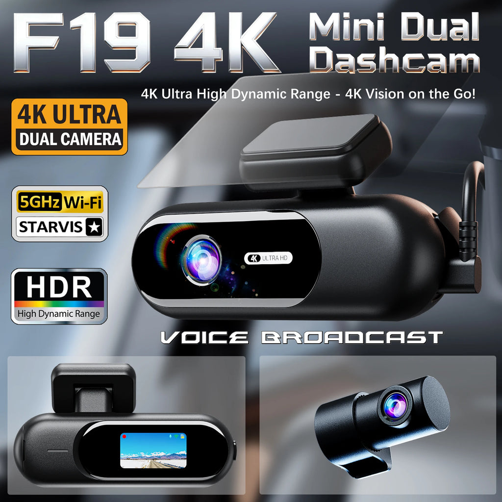 Dash Cam for cars 4K UHD Recording Front Rear Car Camera HDR Night Vision Recorder Built in Wi-Fi 24H Parking Mode APP Monitor Magic Electronics S7a258b41117e4e52a41c2a6cb127c0b3G