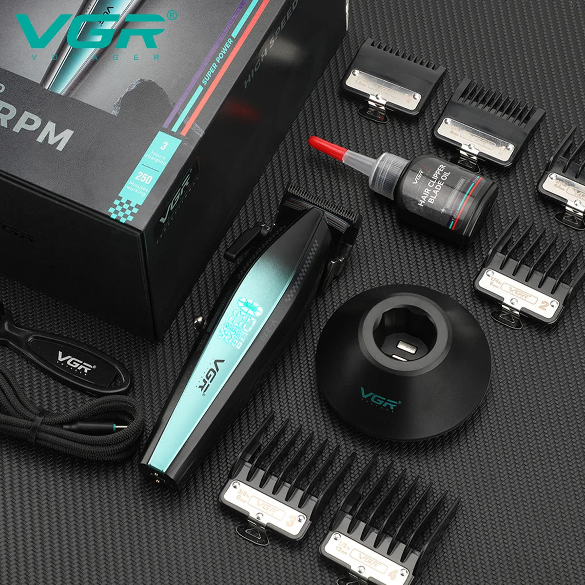 VGR V-270 High end Hair Clipper Set Hair Salon Household Electric Hair Clipper Metal Mech Wind Alloy Blade 9000 RPM Hair Trimmer Magic Electronics S7b56fae4663247e4b87f46a14e32e07aC_a3d10dca-2206-452f-8118-6886131f1b5a